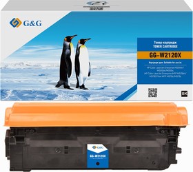 Фото 1/3 Картридж лазерный G&G 212X GG-W2120X черный (10000стр.) для HP Color LJ M554/M555/578 Enterprise