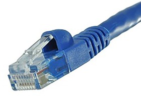 73-8892-25, Cat6 Male RJ45 to Male RJ45 Ethernet Cable, U/UTP, Blue PVC Sheath, 7.6m