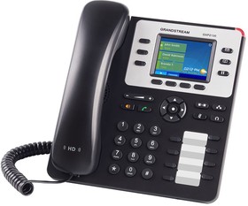 Фото 1/6 Телефон IP Grandstream GXP-2130 серый (GXP-2130V2)