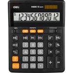 Калькулятор DELI EM888, 12-разрядный, черный