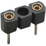Фото 4/4 D2899-42, 2 Way Vertical Through Hole 5.08mm SIL Socket, Solder, 1.5A