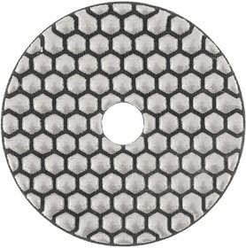 73501, Алмазный гибкий шлифовальный круг, 100 мм, P 100, сухое шлифование, 5шт.