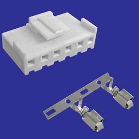 PHU2-06 pitch 3.96 mm+terminal, Разъём питания низковольтный PHU2-06 шаг 3.96 мм+клеммный, 6 контактов