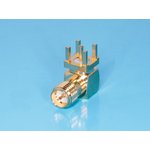 RP-SMA-PR (2844), Connector "p" on the board, straight. corner, gold plated