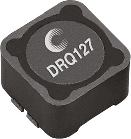 Фото 1/2 DRQ127-101-R, 0127 Shielded Wire-wound SMD Inductor with a Ferrite Core, 100 μH ±20% Wire-Wound 3.64A Idc