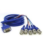 104-600-605, Male VGA to Male BNC x 5 Cable, 5m