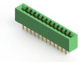 305-024-520-201, Standard Card Edge Connectors 24P .156" x .140" Green