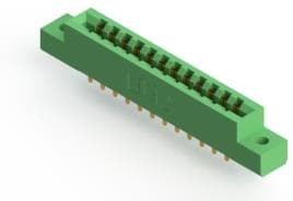 Фото 1/2 305-024-521-202, Card Edge Connector - 24 Contacts - 0.156” (3.96mm) Pitch - Dual Row - 0.062” (1.57mm) Thick PCB - Board Mount