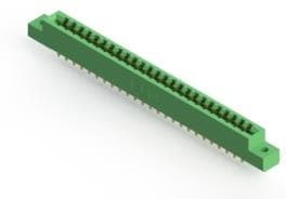 Фото 1/2 305-050-521-202, Standard Card Edge Connectors 50P .156" x .140" Green