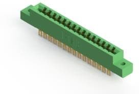 305-030-500-202, Card Edge Connector - 30 Contacts - 0.156” (3.96mm) Pitch - Dual Row - 0.062” (1.57mm) Thick PCB - Board Mount