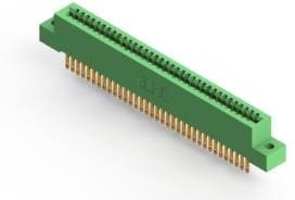 Фото 1/2 342-070-500-202, Standard Card Edge Connectors 70 POS .100" x .200" GREEN