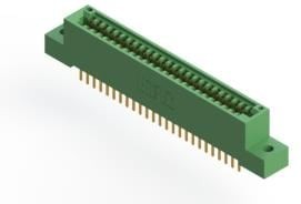 Фото 1/2 345-050-520-202, Standard Card Edge Connectors 50P DUAL .100 X .200 GREEN