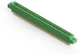 346-080-500-804, Standard Card Edge Connectors 80P .125" x .250" Green