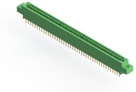 346-086-520-802, Standard Card Edge Connectors 86P .125" x .250" Green