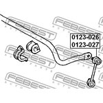 0123-026, Тяга стабилизатора задняя правая