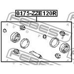 0175-ZZE120R, Ремкомплект суппорта тормозного заднего (на обе стороны)