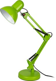 Фото 1/10 Настольный светильник ЭРА N-214-E27-40W-GR зеленый Б0052764