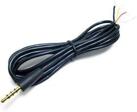 172-181203-E, Audio Cables / Video Cables / RCA Cables 3.5MM 4 COND 6' BK