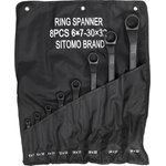 Набор ключей накидн.двуст. 8шт. (6-32) SIT