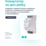 UCD-W-2С16+16A-2D, Умное реле на дин рейку Ujin Connect-din/2 канала/16А/wi-fi ...