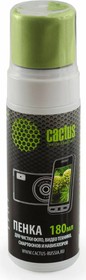 Фото 1/5 Чистящий набор (салфетки + пена) Cactus CS-S3006 для экранов и оптики 1шт 18x18см 180мл