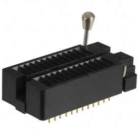 Фото 1/2 24-6554-11, IC & Component Sockets 24 PIN W/HANDLE