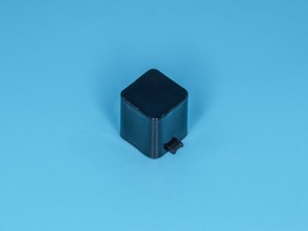 Фото 1/6 PSM1-K-1-B, Колпачок квадратный для мини кнопки, черный