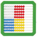 Счеты детские ПИФАГОР "Учись считать!", 160х160 мм, 105857