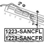 1223-SANCFL, 1223SANCFL_тяга стабилизатора переднего левая!\ Hyundai Santa Fe 06