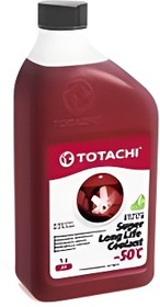 41901, Жидкость охлаждающая низкозамерзающая totachi super long life coolant red -50c 1л