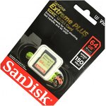 Карта памяти Sandisk Extreme PLUS SDXC Class 10 UHS-I V30 U3 150/60 MB/s 64GB ...