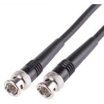 R284C0351017, Male BNC to Male BNC Coaxial Cable, 3m, RG59 Coaxial, Terminated