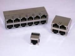 A00-108-262-450, Modular Connectors / Ethernet Connectors 1 PORT RT ANG SHIELD GOLD FLASH