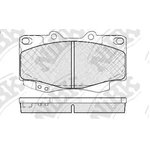 Колодки тормозные передние NIBK PN1830