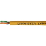 Кабель информационный Lanmaster LAN-5EUTP-LSZH-YL кат.5E U/UTP 4X2X24AWG LSZH ...