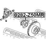 0282-Z50MR, подшипник ступ. !зад.\Nissan Murano 03-09