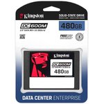 Серверный SSD Kingston DC600M, 480GB, 2.5" 7mm, SATA3, 3D TLC, R/W 560/470MB/s ...