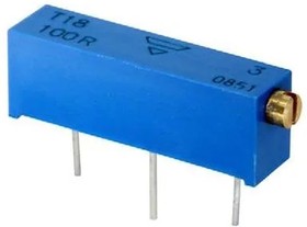 T18101KT10, Trimmer Resistors - Through Hole 3/4" H/ADJ 100