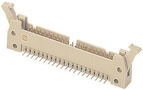 Фото 1/3 09185067903, Harting SEK 18 Series Right Angle Through Hole PCB Header, 6 Contact(s), 2.54mm Pitch, 2 Row(s), Shrouded