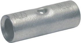 Butt connector, uninsulated, 10 mm², metal, 21 mm