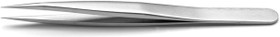Precision tweezers, uninsulated, antimagnetic, stainless steel, 120 mm, 000.SA.0