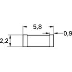 Resistor, metal film, SMD 0207, MELF, 270 mΩ, 1 W, ±2 %, ZCM207GKF07-R27AA