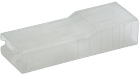Insulating sleeve for 6.3 mm, polyethylene, natural, 2785