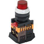 BBT20-ABLFP-K04, Кнопка ABLFP-22 красный d22мм неон/240В 1з+1р IEK