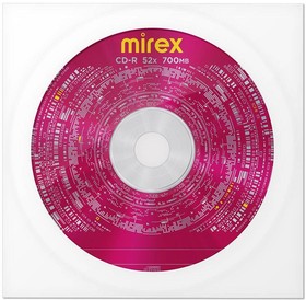 UL120052A8C, Диск CD-R Mirex 700 Mb, 52х, Maximum, Бум. конверт (1), (1/600) | купить в розницу и оптом