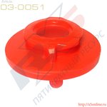 ПРОСТАВКА ПРУЖИНЫ ЗАДНЕЙ ПОДВЕСКИ /НИЖНЯЯ/ (03-0051)