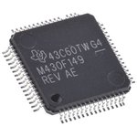 MSP430F149IPM, 16-bit Microcontrollers - MCU 60 kB Flash 2KB RAM 12b ADC-2 USART-HW