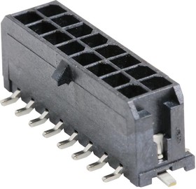 43045-1619, Pin Header, Power, Wire-to-Board, 3 mm, 2 Rows, 16 Contacts, Surface Mount Straight