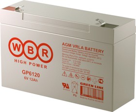 GP6120 WBR, аккумулятор свинцовый