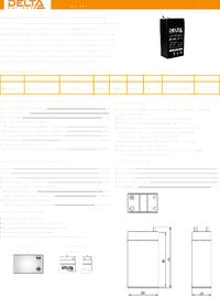 DT401, Аккумулятор свинцовый 4В-1Ач 35х22х64, Delta Battery | купить в ...